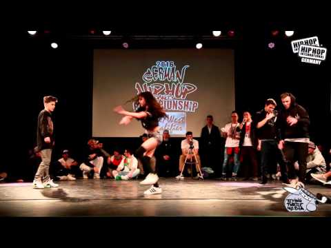 Hot Potatoes VS Da Funk - German Hip Hop Dance Championship 2016 Süd/West Qualifier