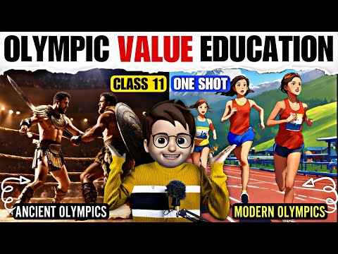 Olympic Value Education class11 / One Shot / Animation / Physical Education Chapter2 / CBSE 2024-25