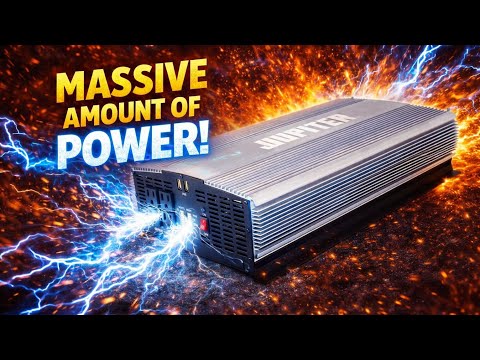 5000 Watt Power Inverter 12V to 110V/120V DC to AC Converter 10000W Peak, with Remote Control & LCD, 4 AC Outlets & USB Ports & Hardwire Terminal for Vehicle Car Truck Boat RV Camping Solar System EPS video review thumbnail