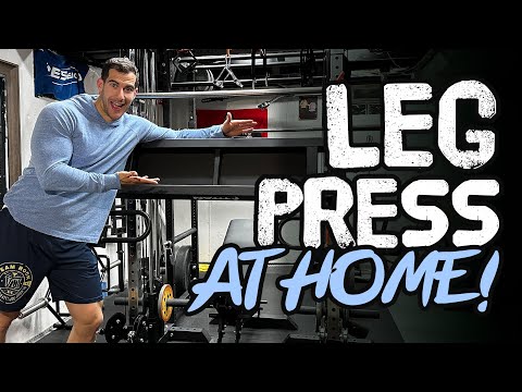 How to Set Up a Leg Press at Home With Lever Arms
