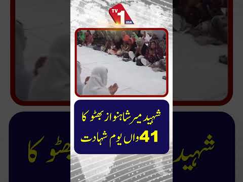 میر شاہنوازبھٹو کا 41 واں یوم شہادت
