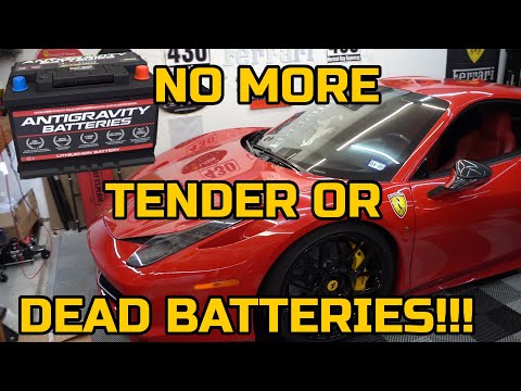 Antigravity Lithium Ion Battery - FERRARI 458 INSTALLATION