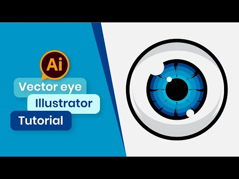 How to make vector eye in adobe illustrator