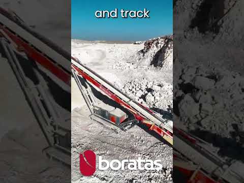 Tracked Mobile Conveyor BPB200 | 23 m length | 1 m belt width | 500 tph capacity | Electrical Drive