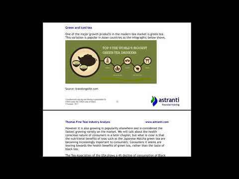 CIMA OCS August 2018 - Thomas Fine Teas - Industry Analysis