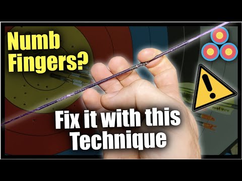 Prevent and Fix Finger Tip Numbness With This Simple Tip While Shooting Recurve or Barebow Archery