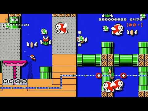 Water Race with Koopa the Quick by Jim - SUPER MARIO MAKER - NO COMMENTARY 1AW