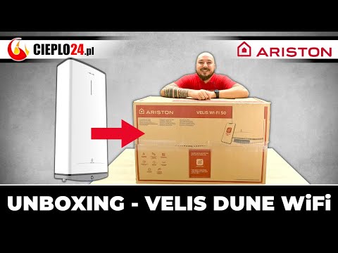 Bojler Ariston Velis Dune WiFi 50 – co znajdziesz w pudełku? Zobacz unboxing!