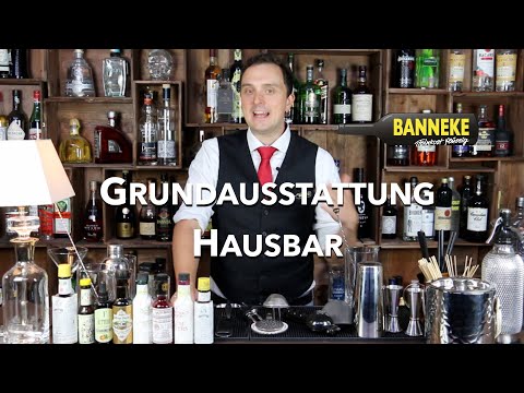 Grundausstattung für die Hausbar - Schüttelschule by Banneke