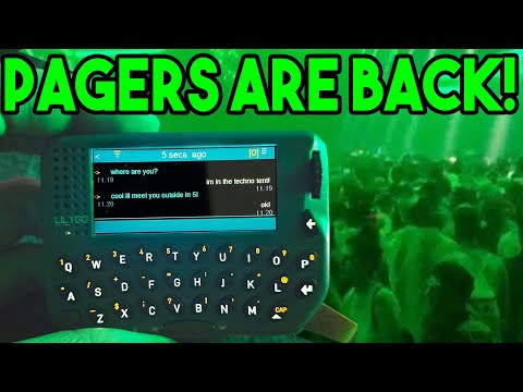 PAGERS ARE BACK AND THEY ARE BEING USED BY SMART PEOPLE!!!