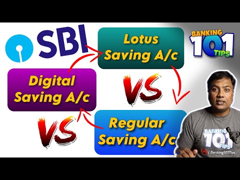 SBI Lotus Ac vs Digital Ac vs Regular Savings Ac: What is the difference between these three? @Ba...