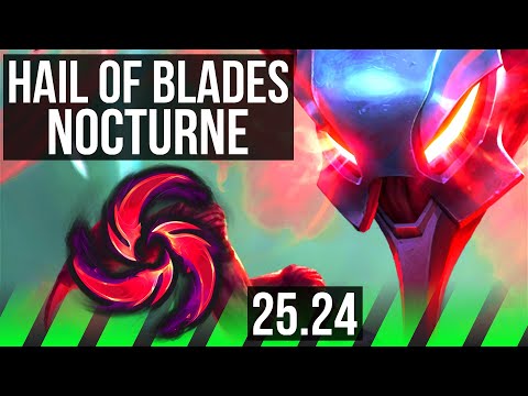 NOCTURNE vs MASTER YI (JGL) | Hail Of Blades | EUW Master | 25.24