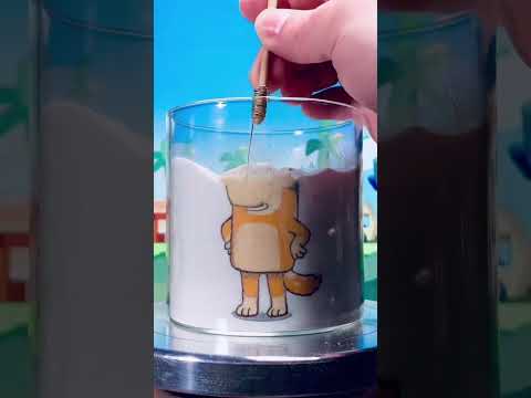 Chilli Sand Art ⏳🏖️ | Bluey  #ytshorts