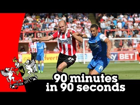 Exeter City 2-1 York City - 90 minutes in 90 seconds (31/8/13)