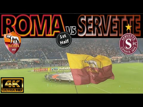 [4K] ROMA 4-0 SERVETTE  1st.HALF｜UEFA EUROPA LEAGUE 2023-24 GROUP-G MATCHDAY 2｜05/10/2023