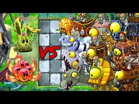 Plants Vs. Zombies 2 - BoomBerry & Bun Chi Level 1 (Gameplay) Vs. All Zomboss