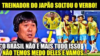 🚨NOSSA! OLHA O QUE O TREINADOR DO JAPÃO FALOU SOBRE ENFRENTAR O BRASIL NA COPA DO MUNDO!