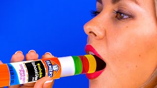 IDEAS DIVERTIDAS PARA ARTÍCULOS ESCOLARES || Comida oculta y más trucos de 123 GO!