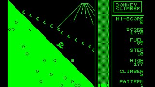 Sharp MZ-80B Game: Donkey Climber (1982)