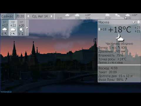 Погода. Москва. 13-16 августа 19 г.