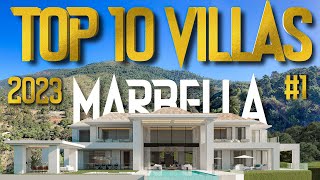 TOP 10 LUXURY HOUSES 2023 in #Marbella #Spain #CostadelSol (Part 1) | 4K