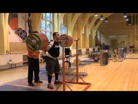 Weightlifting, Vasiliy Polovnikov & Vladimir Safonov, squats 295kg x 5