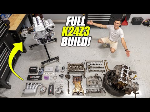 Junkyard Honda K24Z Engine Restoration & Upgrade! - FULL BUILD