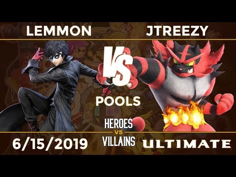 Heroes vs Villains: Pools - Lemmon (Joker) vs JTreezy (Incineroar, Dr. Mario)