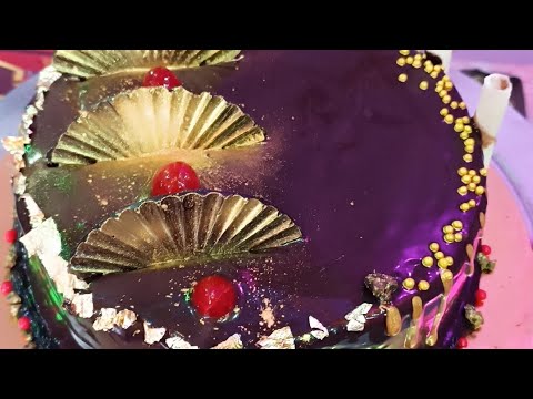 rich cake truffles with black forest cake cherry decoration