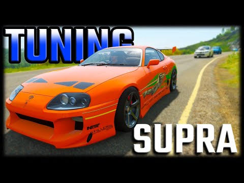 TUNING TOYOTA SUPRA 2JZ test in GOLIATH - Forza Horizon 4