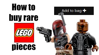 How to buy RARE LEGO pieces from LEGO.com! LEGO Bricks and Pieces Tutorial!