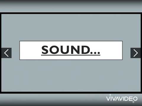 Summary of Sound;week5