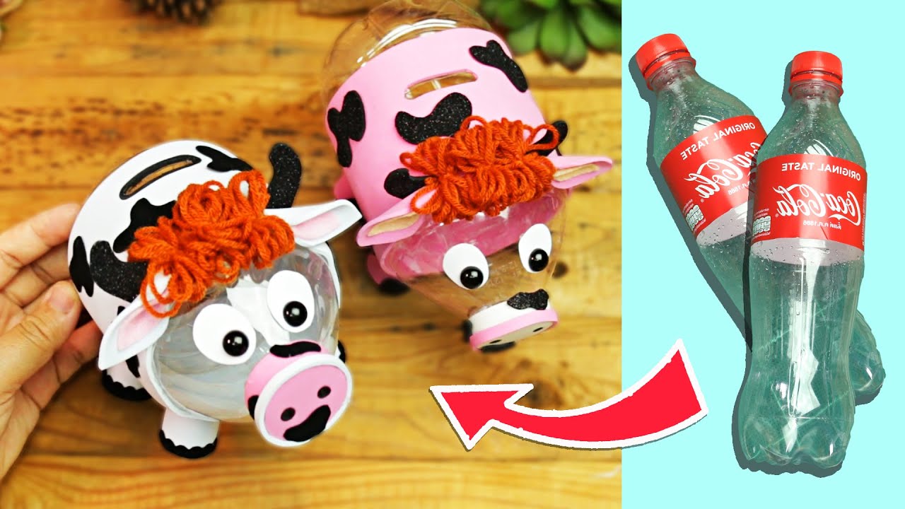 Putar video diy Recycle plastic bottles easy Coin storage - recycle plastic bottles ideas easy Cow piggy bank sekarang diy Recycle plastic bottles easy Coin storage - recycle plastic bottles ideas easy Cow piggy bank
