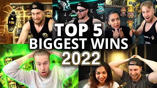 Top 5 Biggest Slots Wins of 2022 (MAX WIN ONLY) Video Video