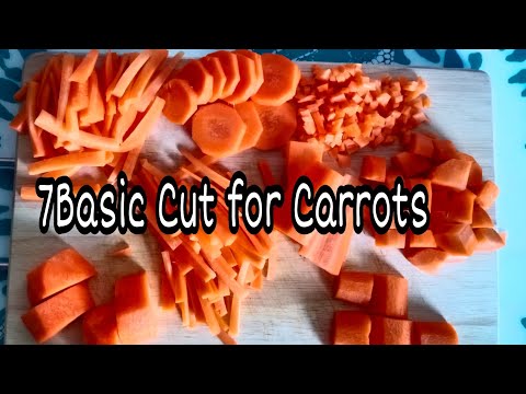HOW TO CUT A CARROTS/BASIC KNIFE SKILLS