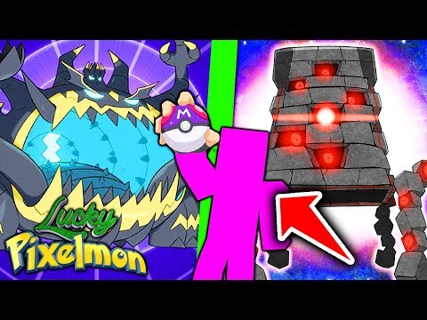 Minecraft LUCKY PIXELMON - O NOVO PARTICIPANTE SURPRESA ! QUEM É ?! STAKATAKA vs GUZZLORD !!