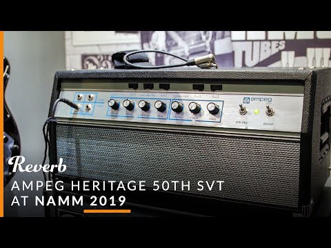 Ampeg Heritage 50th Anniversary SVT Bass Amplifier Head (300 Watts) image 4