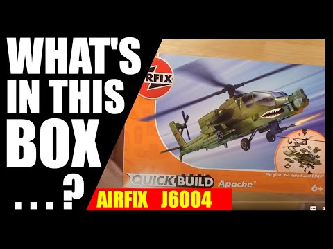 481 - Airfix J6004 Quickbuild Apache Longbow Ground Attack Helicopter