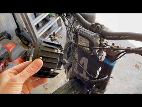Sur-Son X Headlight Upgrade (Cheap!) ⚡️ #shorts #surron #dirtbike #electric