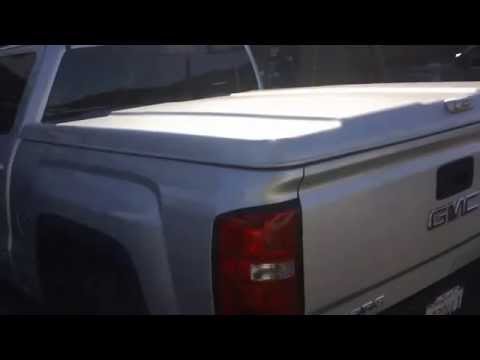 A.R.E. LS2 Tonneau Cover On New 2014 GMC 1500 Crew Cab w/Extra Short Bed