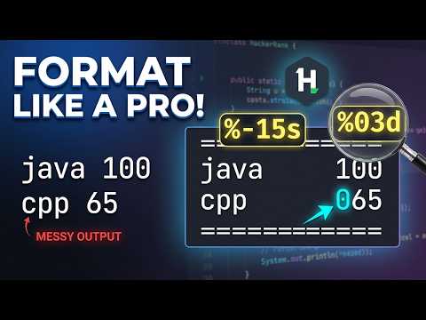 Hackerrank Java Challenge Format Output Like A Pro