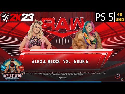 WWE 2K23 - Alexa Bliss vs Asuka - PS5