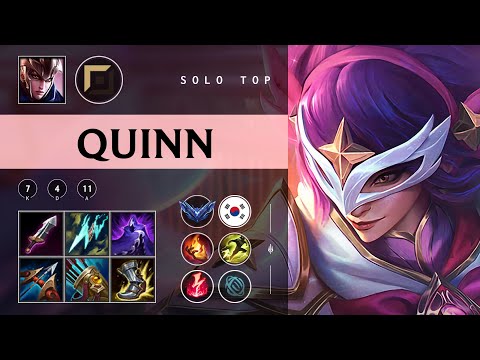Quinn Top vs Gragas - KR Diamond Patch 25.22