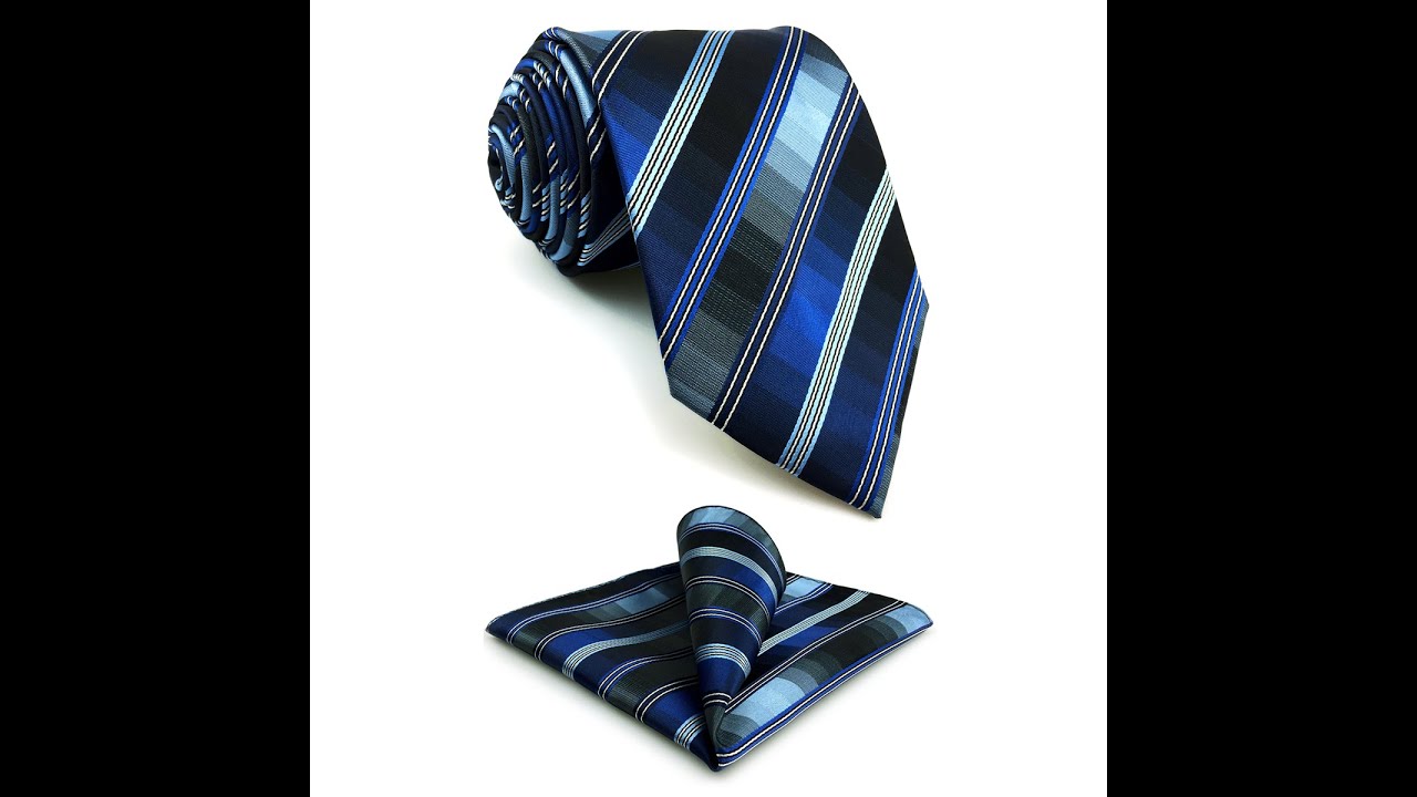Watch video Blue Striped Neckties for Men Now Blue Striped Neckties for Men