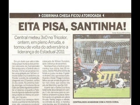 Santa Cruz-PE 0x3 Central de Caruaru - Campeonato Pernambucano de Futebol 2011 - Jogo Completo