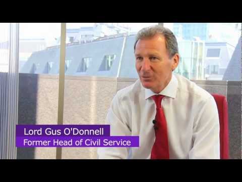 An interview with Lord Gus O'Donnell 