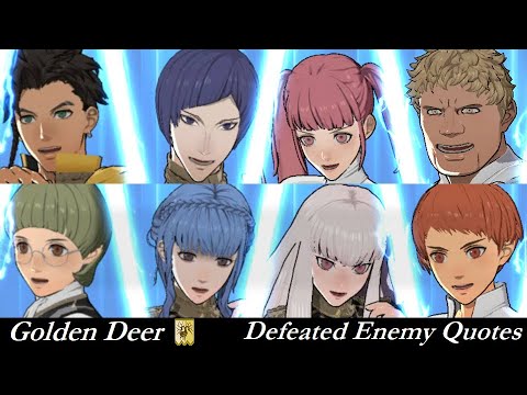 Fire Emblem: Three Houses - Defeated Enemy Quotes (Golden Deer)