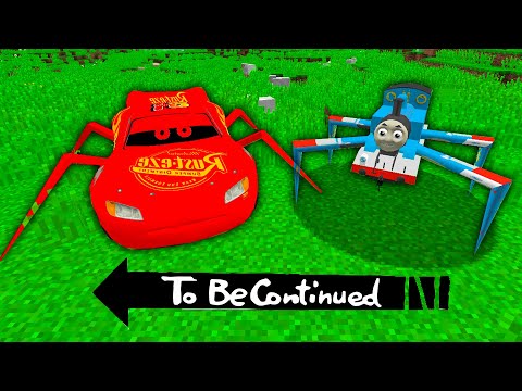 Who is BETTER ? SPIDER MCQUEEN EXE vs SPIDER THOMAS EXE in Minecraft - Gameplay Movie