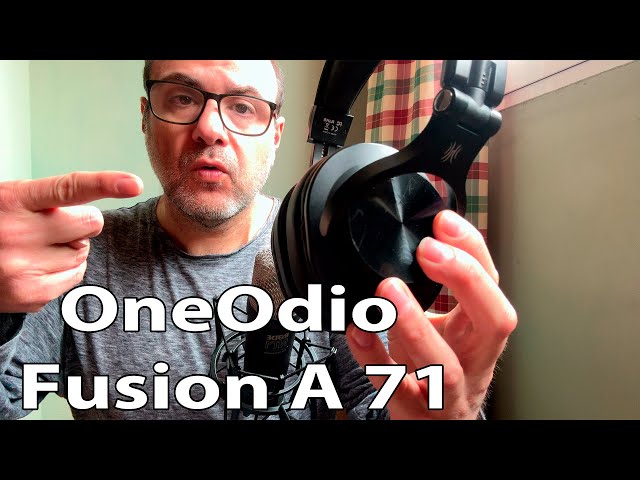 Vídeo relacionado con OneOdio A71D - Auriculares con cable para monitor de estudio, auriculares estéreo DJ de alta resolución con diseño plegable, enchufe de 3,5/6,35 mm para grabación AMP, podcast, mezcla, guitarra de PC