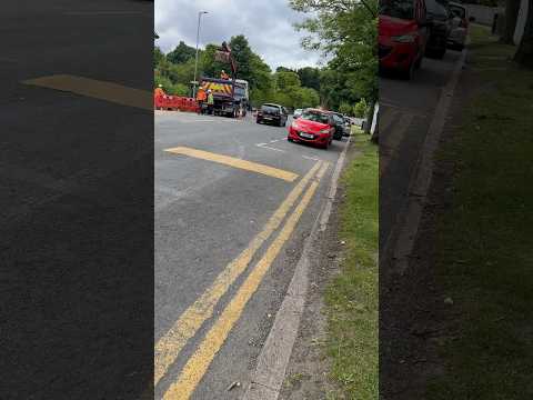 ROADWORKS EVERYWHERE! 🚧🦺🏗️ #roadworks #UK #Summer #ytshorts #randomday